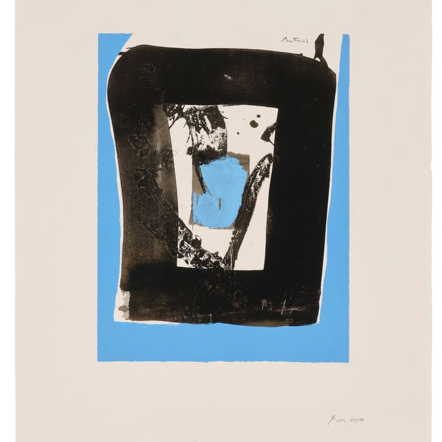 Robert Motherwell — Без названия, из Баскской сюиты