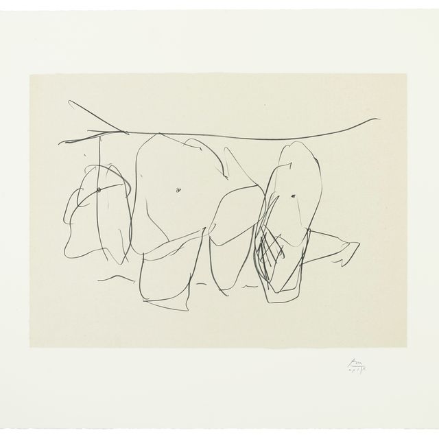 Robert Motherwell — Персонажи Мехико I, из сюиты Октавио Паса