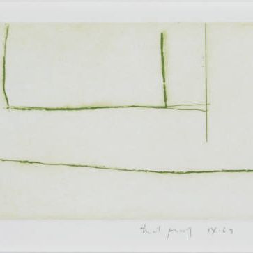 Robert Motherwell — A la Pintura: пробное доказательство (см. B. 84; см. E. & B. 113)
