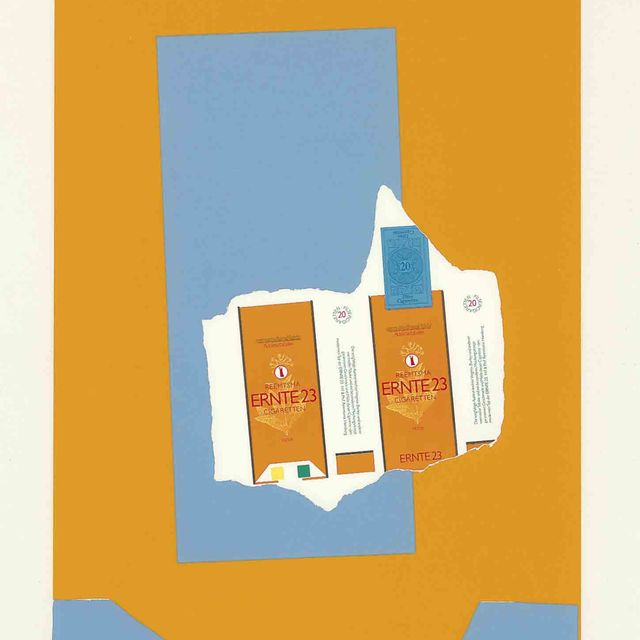 Robert Motherwell — "Урожай", с синими тенями, из серии "Летний свет" (E. & B. 145; B. 125)