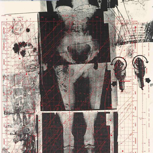 Robert Rauschenberg — Бустер, из книги "Бустер и семь исследований" (Фостер, 47 лет; Джемини, 32 года)