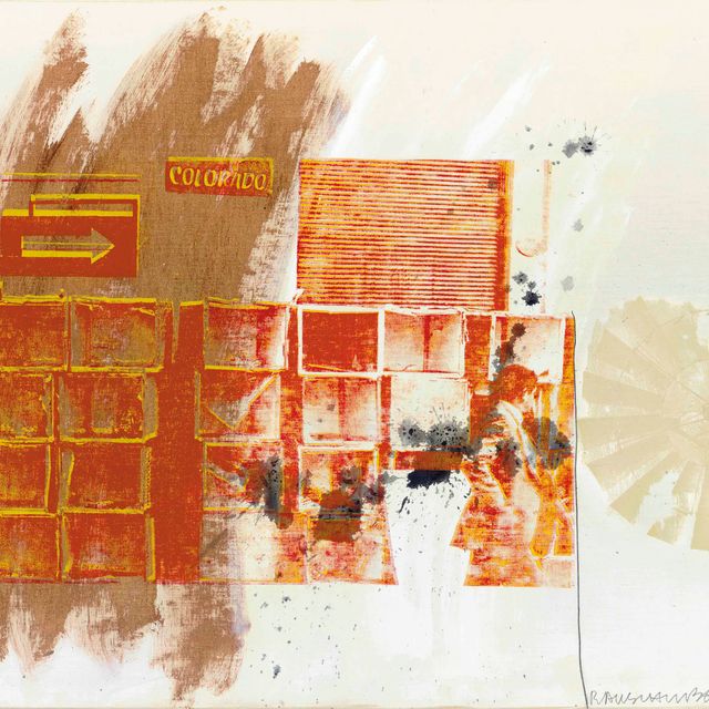 Robert Rauschenberg — Красный спиннер