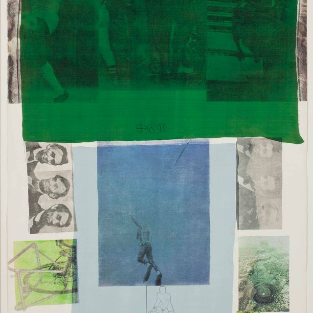 Robert Rauschenberg — Еще Один шаг, и Мы Пройдем Больше Половины Пути: один отпечаток