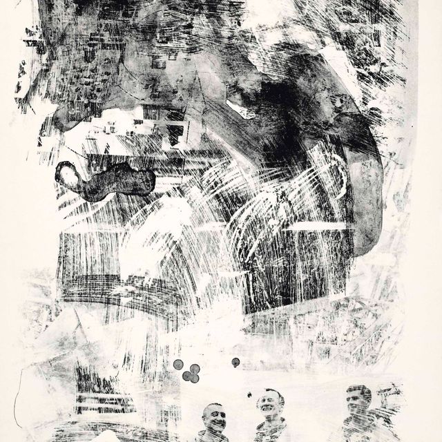 Robert Rauschenberg — Тормоз, из серии Stoned Moon
