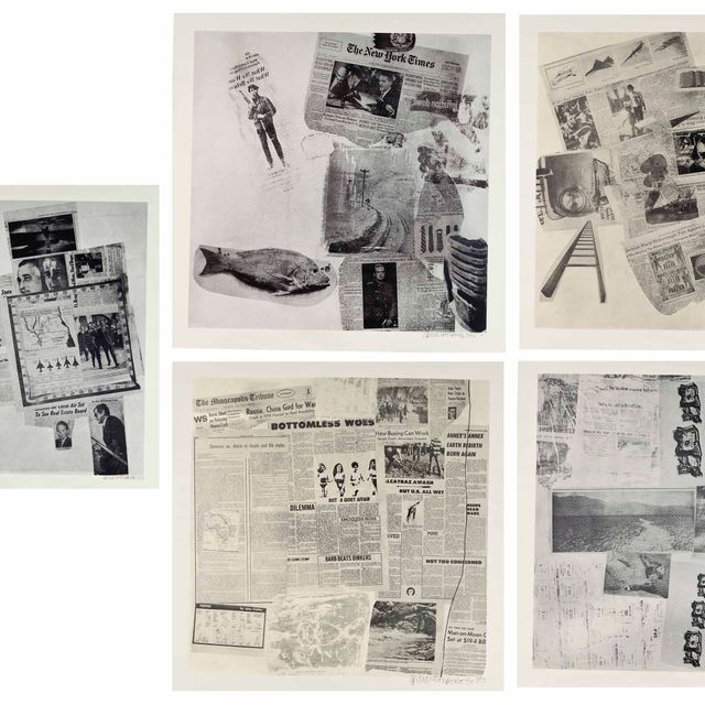 Robert Rauschenberg — Характеристики от Currents : восемнадцать пластин
