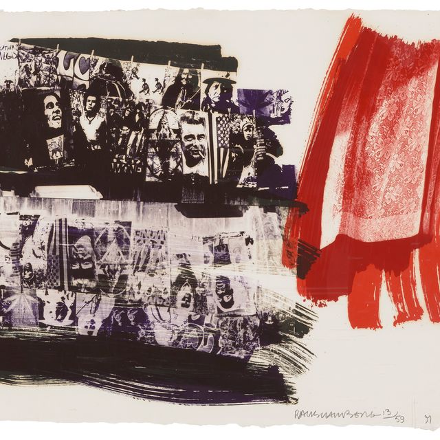 Robert Rauschenberg — Мармон Флер, из: Illegal Tender, Лос-Анджелес