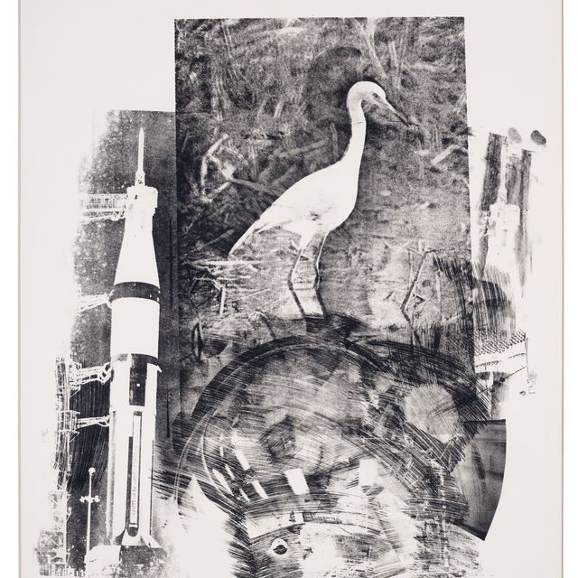 Robert Rauschenberg — Рог из серии Stoned Moon