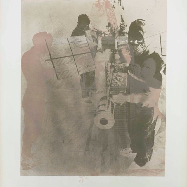 Robert Rauschenberg — Серия "Каменная луна" : пять принтов