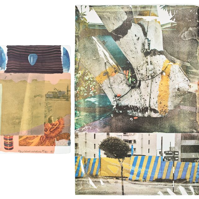 Robert Rauschenberg — Две гравюры художника