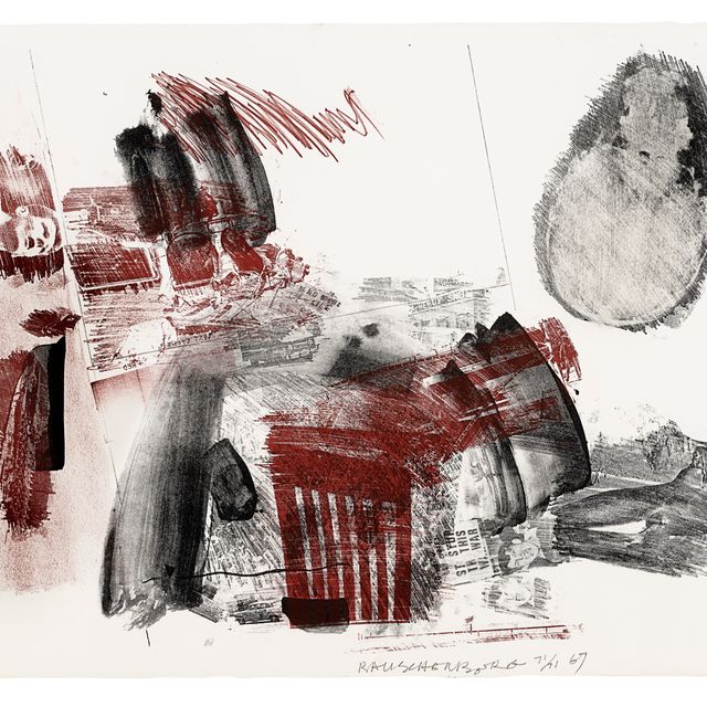 Robert Rauschenberg — Бустер и семь этюдов : четыре отпечатка
