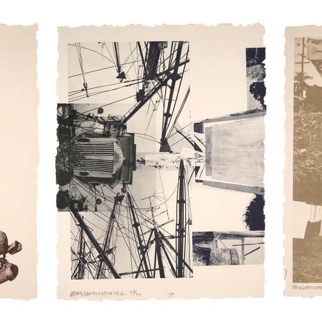Robert Rauschenberg — Курганы-лежбища: три отпечатка