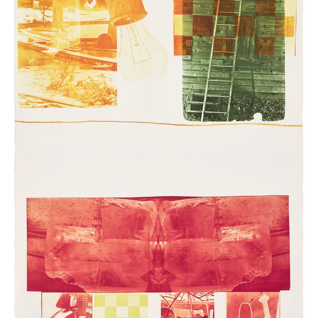 Robert Rauschenberg — Литография II из серии "Ледниковая приманка"