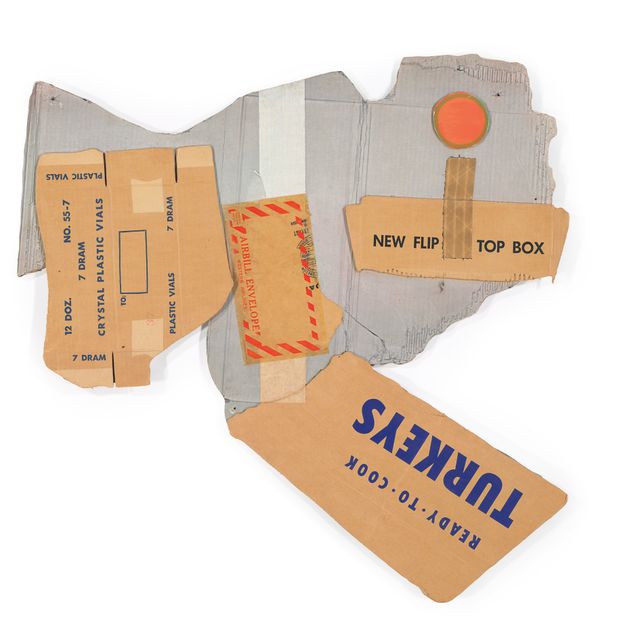 Robert Rauschenberg — Cardbird III, из серии Cardbird