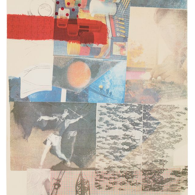 Robert Rauschenberg — Без названия, из портфолио из тринадцати гравюр в память об антологии киноархивов.