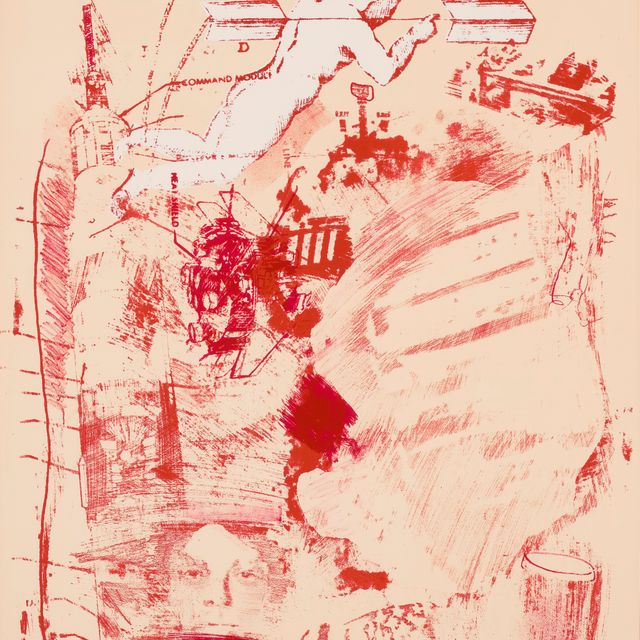 Robert Rauschenberg — Партитура из серии "Обдолбанная луна"