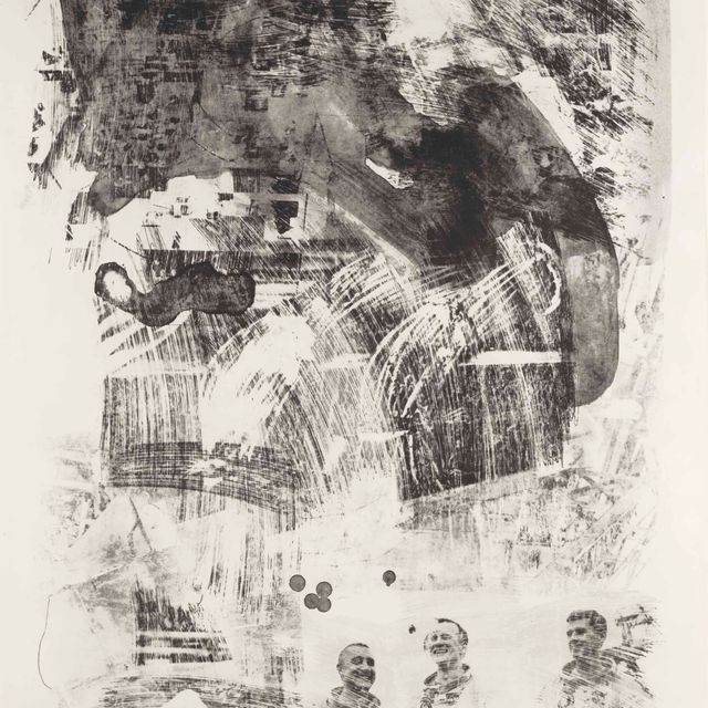 Robert Rauschenberg — Тормоз из серии Stone Moon