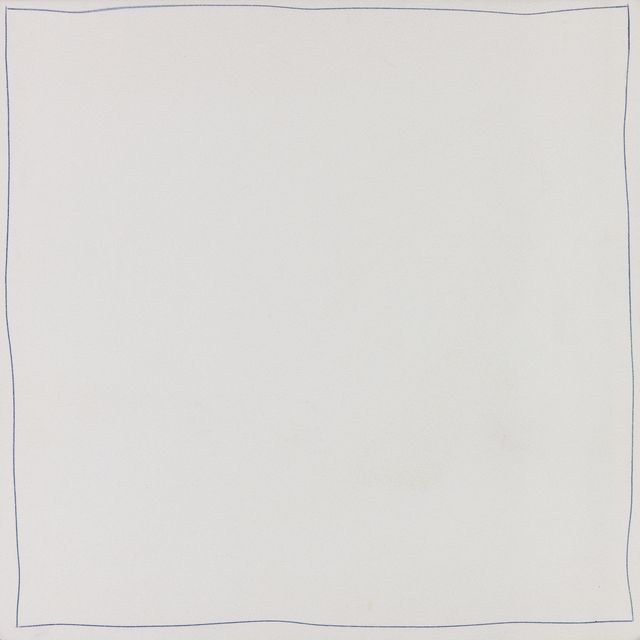 Robert Ryman — Рисование изогнутой линии