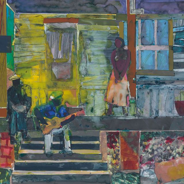 Romare Bearden — Вечерняя гитара