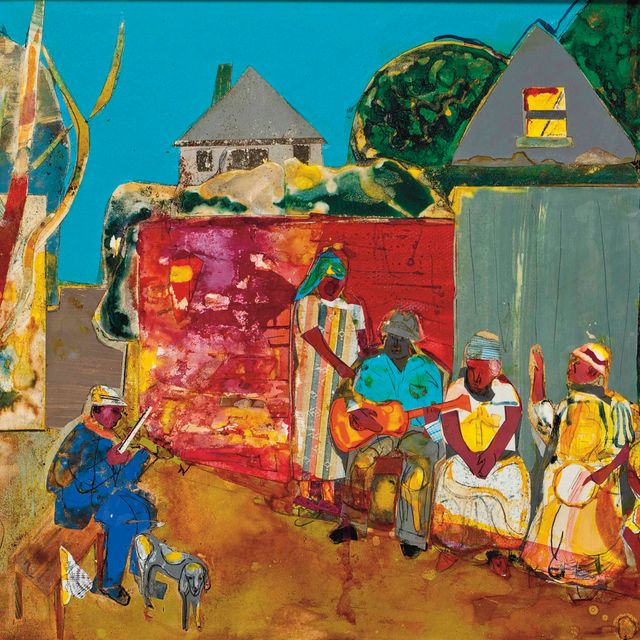 Romare Bearden — Мекленбургское евангельское утро