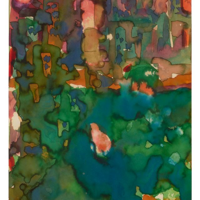 Romare Bearden — Без названия (Пейзаж)