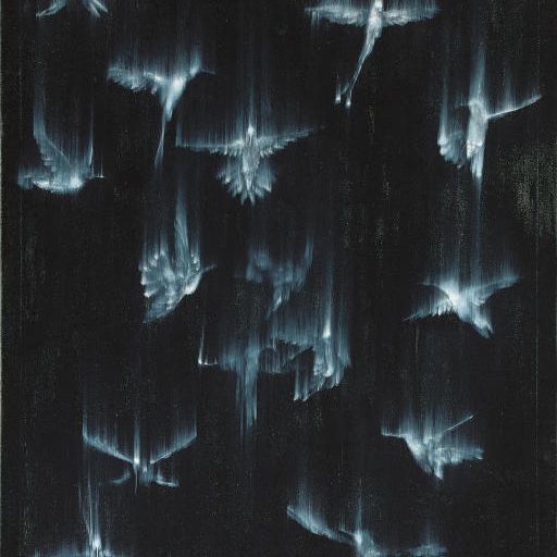 Ross Bleckner — Картина с птицами для "Заявки на жизнь"