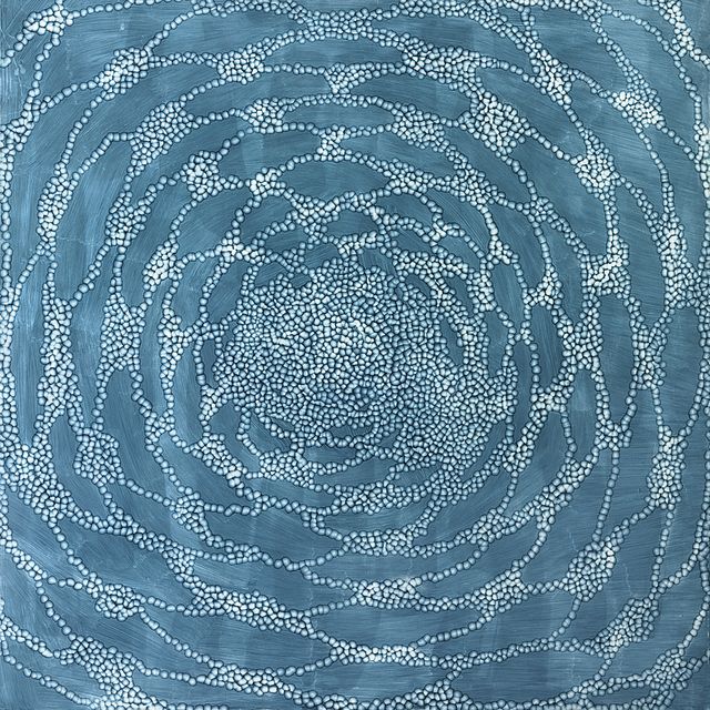 Ross Bleckner — Синяя сетка