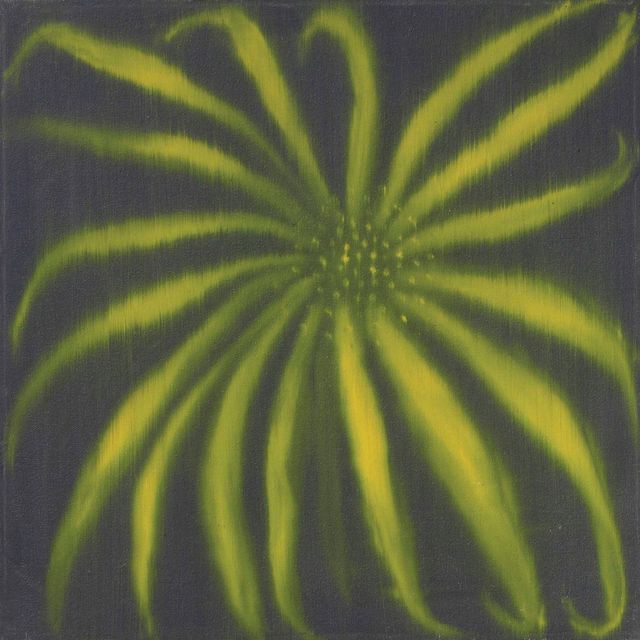 Ross Bleckner — Без названия (Желтый цветок)