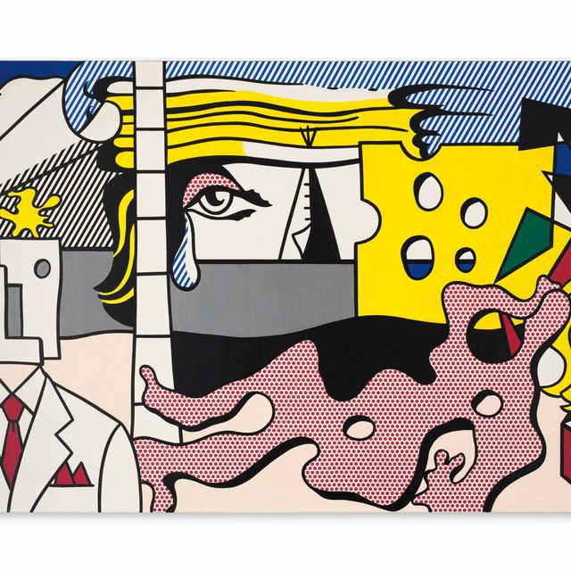 Roy Lichtenstein — Пейзаж с фигурами
