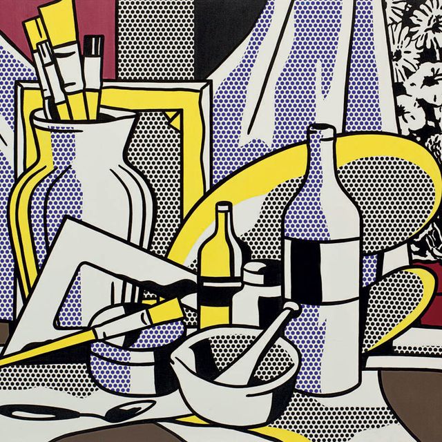 Roy Lichtenstein — Натюрморт с палитрой