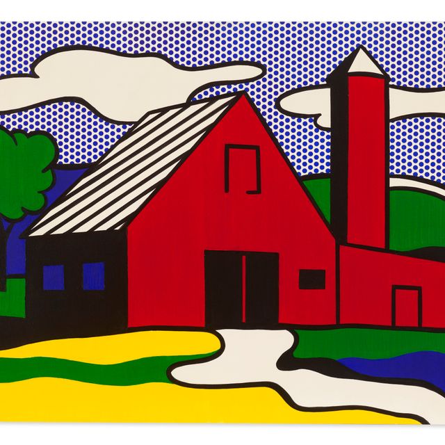 Roy Lichtenstein — Красный Амбар I