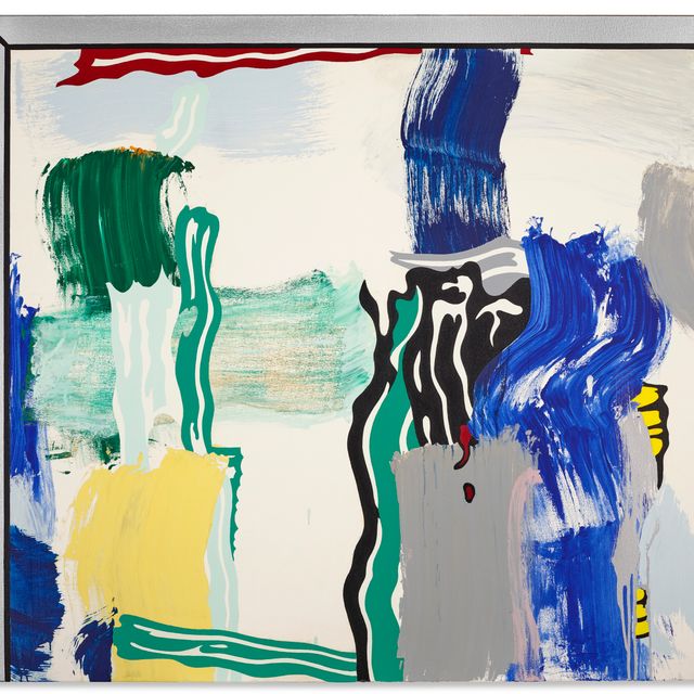 Roy Lichtenstein — Картина в серебряной раме