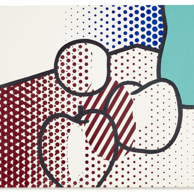 Roy Lichtenstein — Натюрморт – Красные яблоки