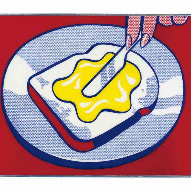 Roy Lichtenstein — Горчица на белом