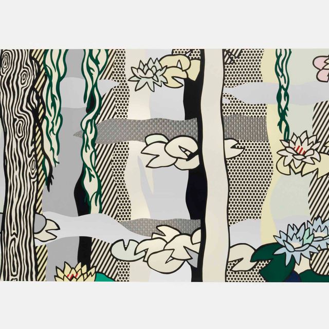 Roy Lichtenstein — Водяные лилии с ивой