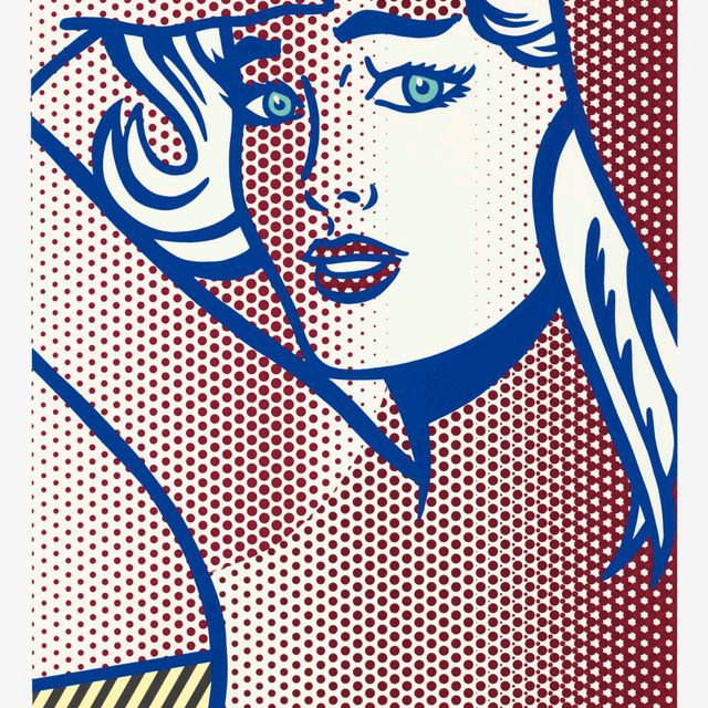 Roy Lichtenstein — Обнаженная с голубыми волосами, состояние I, из Nudes