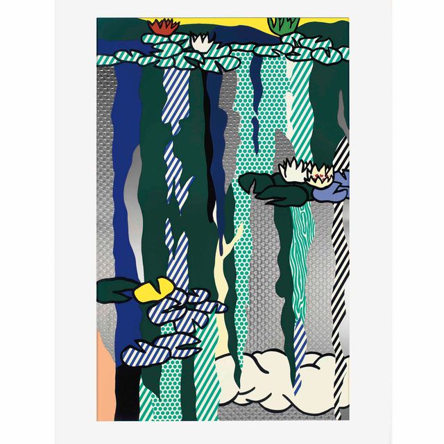 Roy Lichtenstein — Водяные лилии с облаком