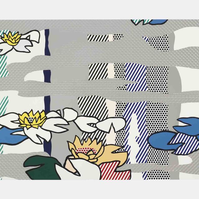 Roy Lichtenstein — Пруд с водяными лилиями и Отражениями