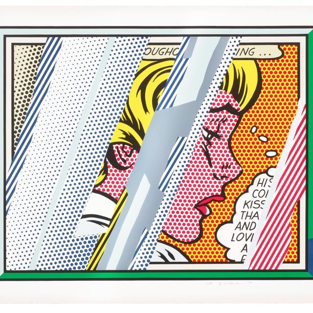 Roy Lichtenstein — Размышления о девушке из серии "Размышления"
