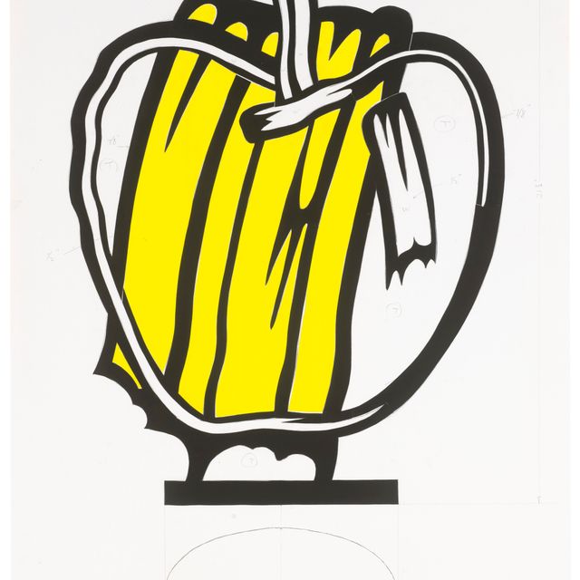 Roy Lichtenstein — Желтое яблоко (исследование)