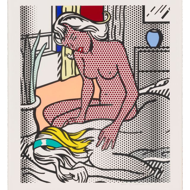 Roy Lichtenstein — Две обнаженные натуры из серии "Обнаженная натура"