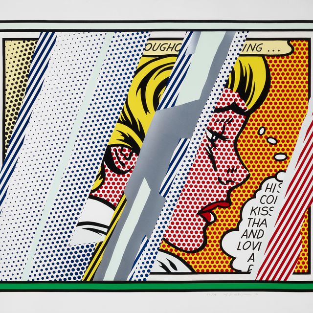 Roy Lichtenstein — Размышления о девушке из серии "Размышления"