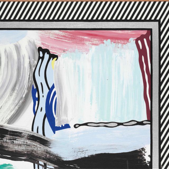 Roy Lichtenstein — Картины: Мазок кисти Ализарина