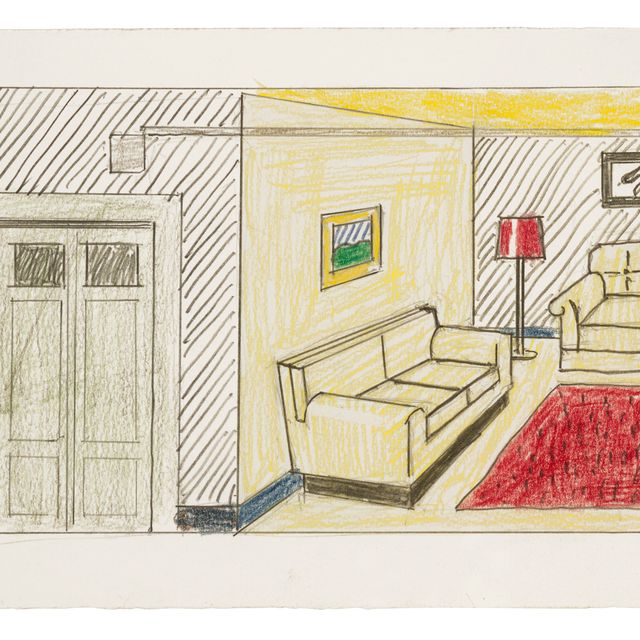 Roy Lichtenstein — Интерьер (кабинет)