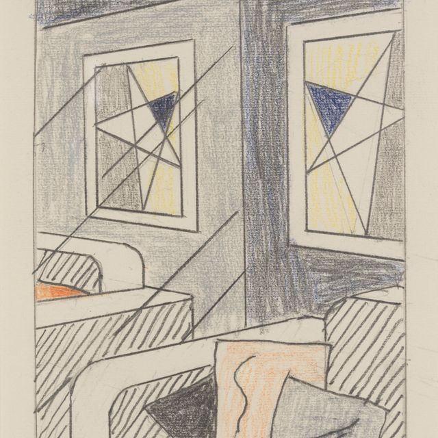 Roy Lichtenstein — Интерьер с идеальной росписью