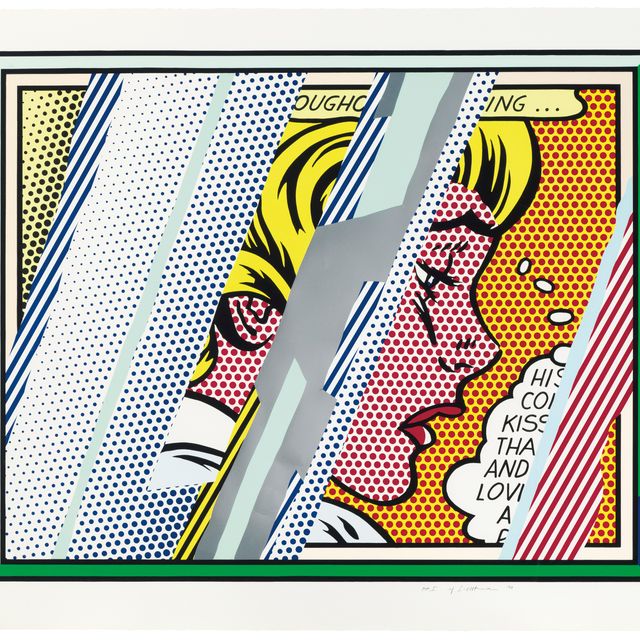 Roy Lichtenstein — Размышления о девушке, из размышлений