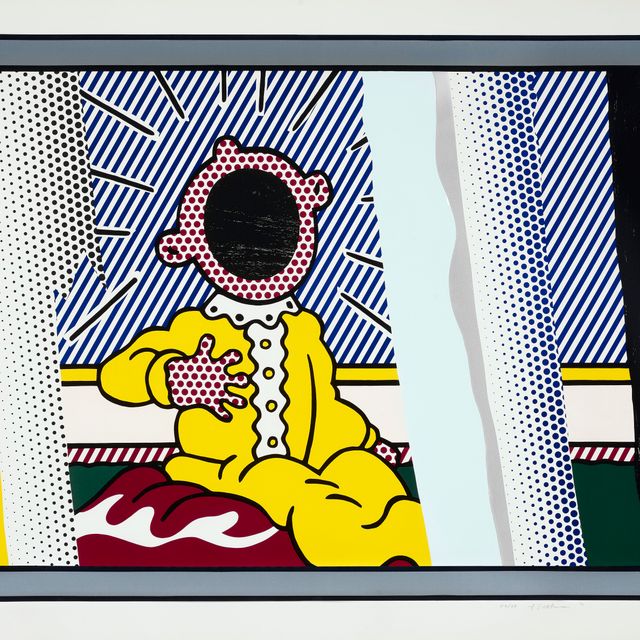 Roy Lichtenstein — Размышления о "Крике" из серии "Размышления"