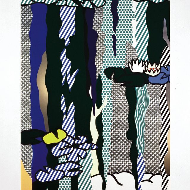 Roy Lichtenstein — Водяные лилии с облаком