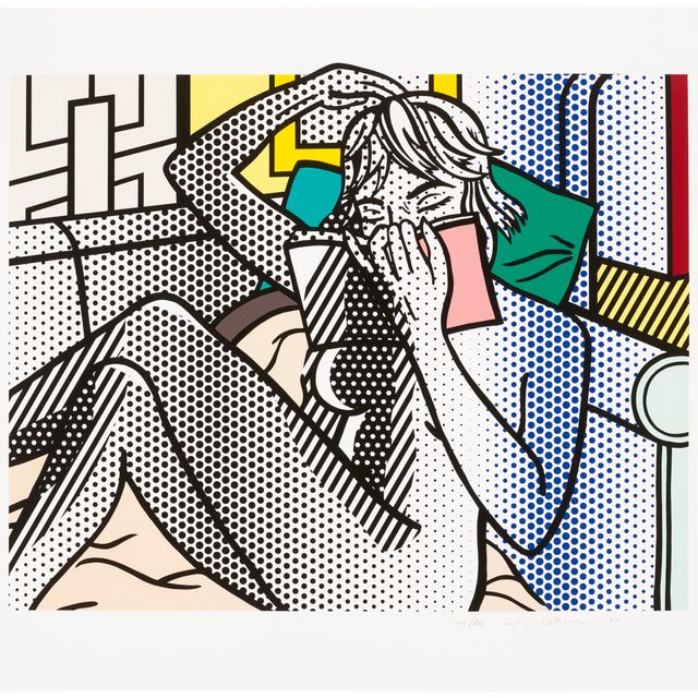 Roy Lichtenstein — Чтение в обнаженном виде, от Nudes