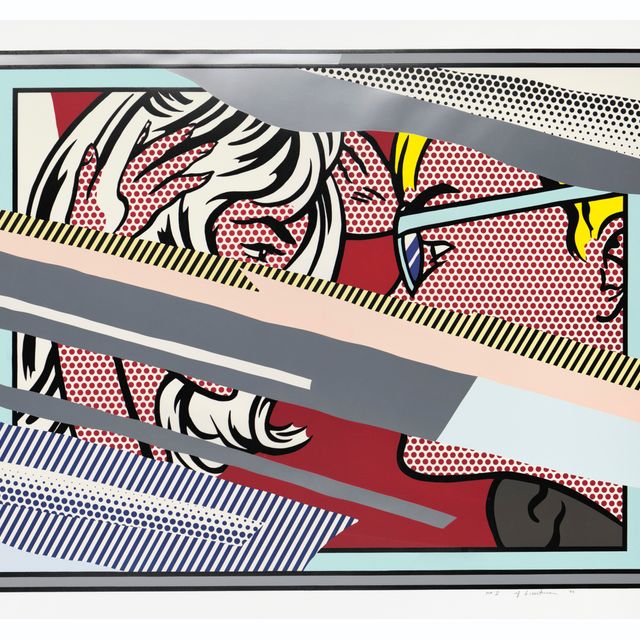 Roy Lichtenstein — Размышления о разговоре, из серии "Размышления"