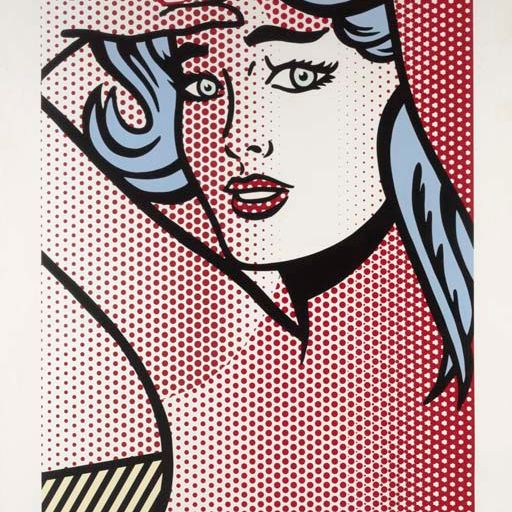 Roy Lichtenstein — Обнаженная с голубыми волосами (C. 286)